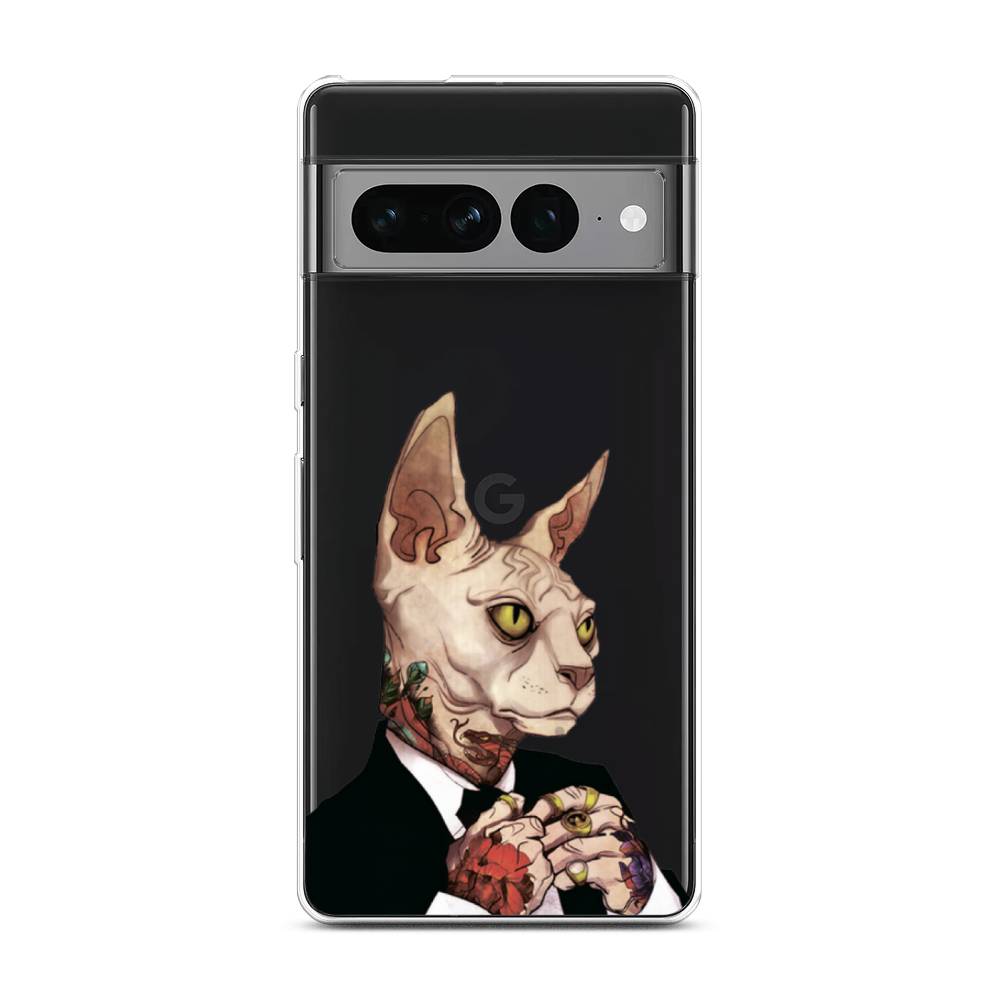 

Чехол Awog на Google Pixel 7 Pro "Татуированный сфинкс", Разноцветный