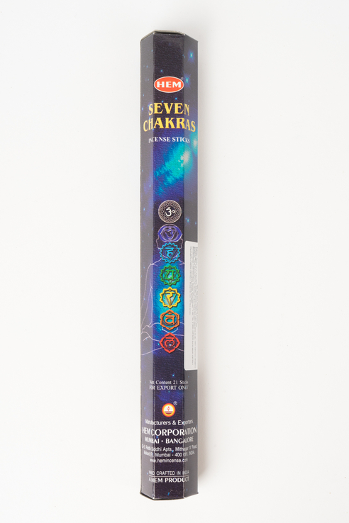 

Индийские благовония HEM Seven Chakras 20 Шт