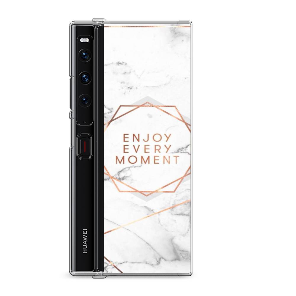 

Силиконовый чехол "Enjoy every moment мрамор" на Huawei Mate Xs 2 / Хуавеи Мате Xs 2