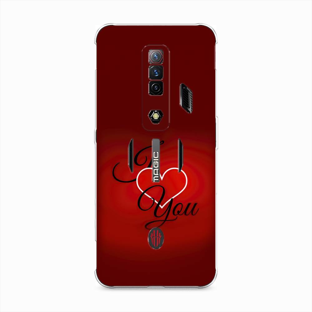 

Чехол Awog на ZTE Nubia Red Magic 7S / ЗТЕ Нубия Ред Мэджик 7С "I love you 3", Разноцветный, 136350-6