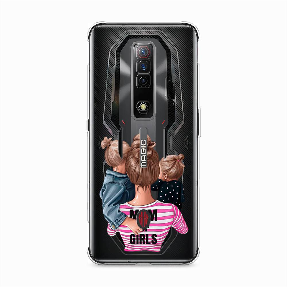 

Чехол Awog на ZTE Nubia Red Magic 7S / ЗТЕ Нубия Ред Мэджик 7С "Mom of Girls", Разноцветный, 136350-6