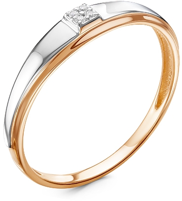 

Кольцо женское Diamond Union 5-2949-103 р.17.5, 5-2949-103