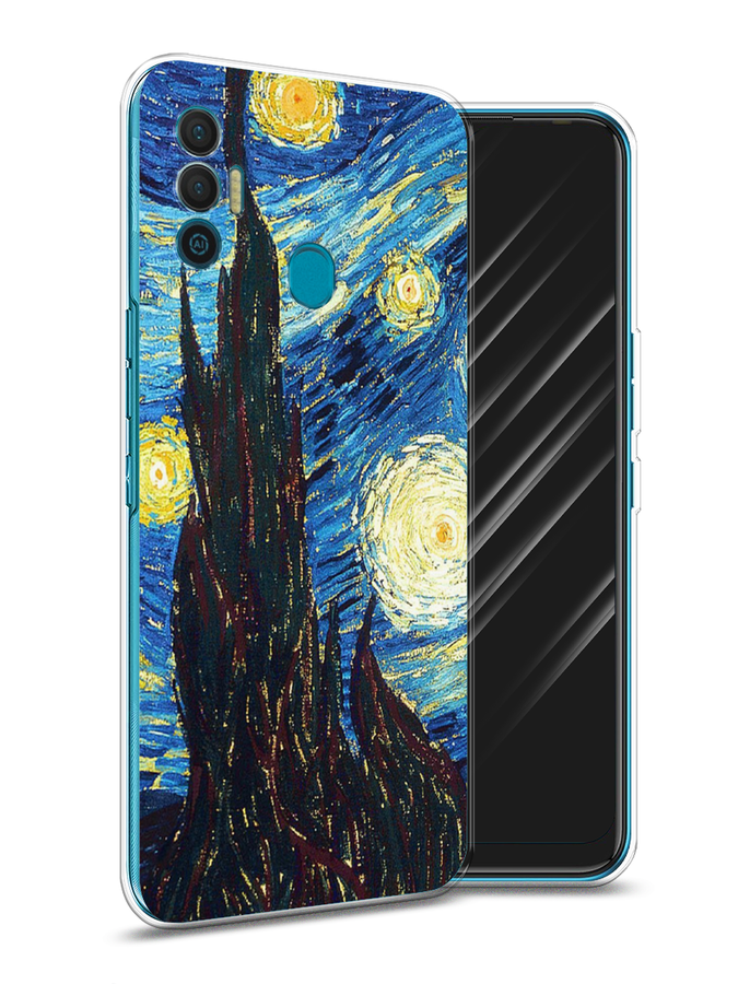 

Чехол Awog на Google Pixel 7 Pro "Ван Гог Звездная ночь", Разноцветный
