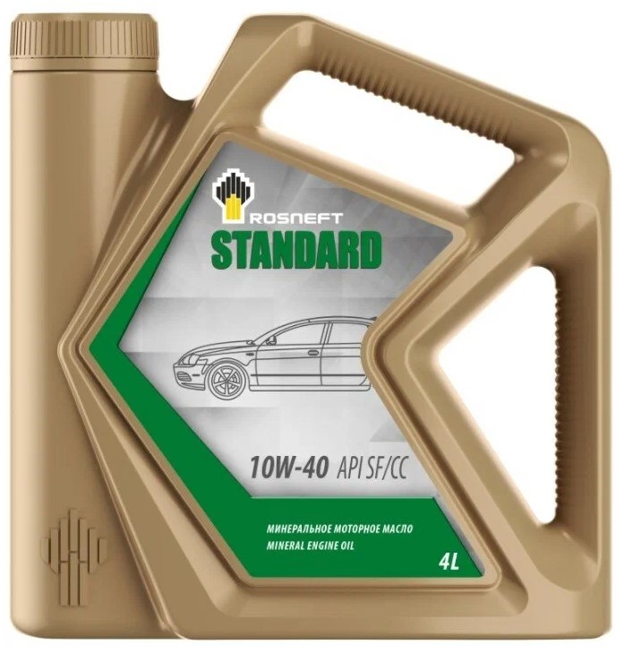 

Моторное масло Роснефть Standart 10w-40 (4 л) SF/CC минеральное, Standart