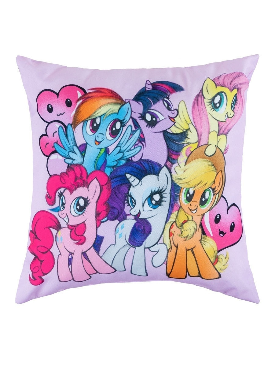 

Подушка декоративная габардин 40х40 Непоседа My little Pony