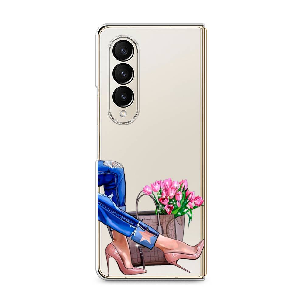 

Чехол Awog на Samsung Galaxy Z Fold 4 / Самсунг Галакси Зет Фолд 4 "Каблучки", Разноцветный, 2106950-7