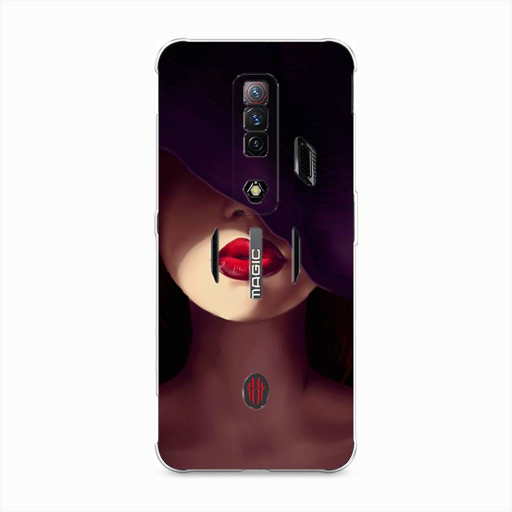 

Чехол Awog на ZTE Nubia Red Magic 7S / ЗТЕ Нубия Ред Мэджик 7С "Красные губы", Разноцветный, 136350-7