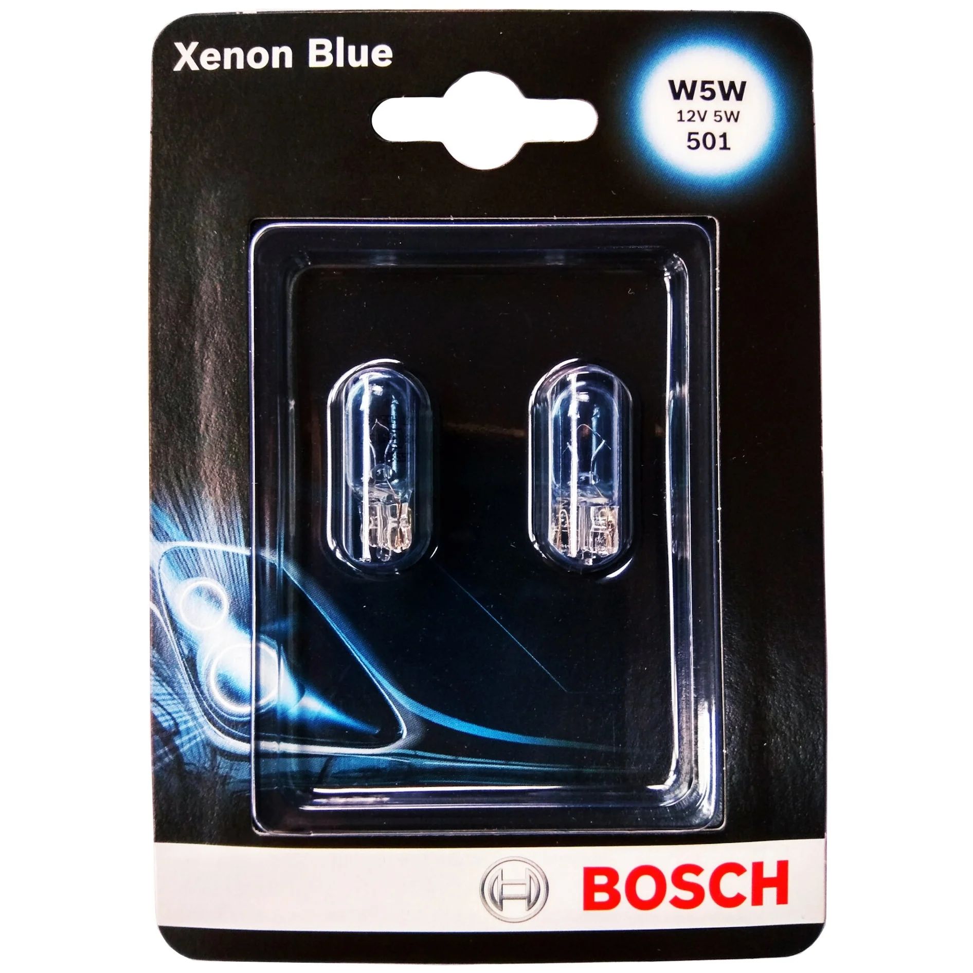 Лампа W5w W2,1X9,5D Xenon Blue (Компл.blister 2Шт.) Bosch 1 987 301 033