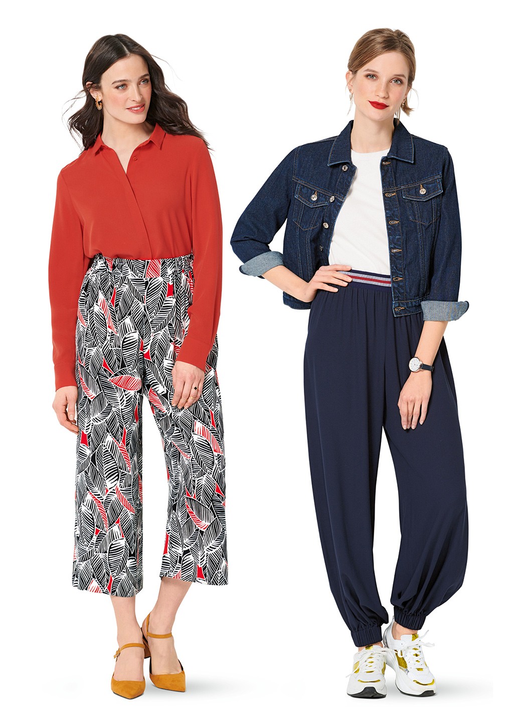 

Выкройка Burda №6283 — Брюки спортивные