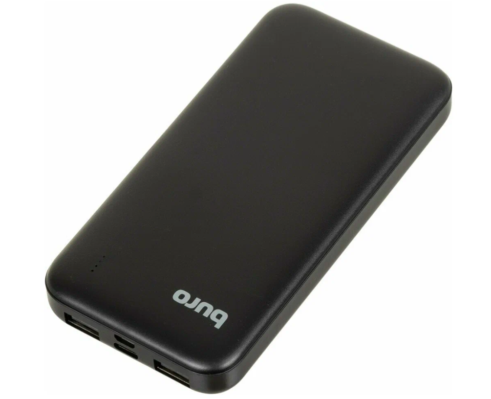 

Внешний аккумулятор Buro BP10E 10000mAh 2.1A 2xUSB черный (BP10E10PBK)