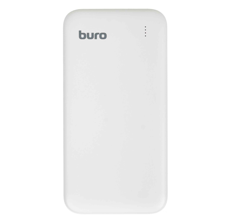 

Внешний аккумулятор Buro BP10E 10000mAh 2.1A 2xUSB белый (BP10E10PWH)