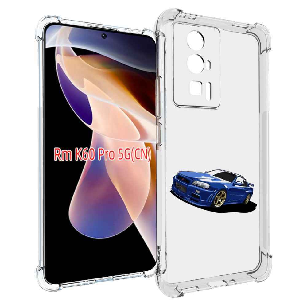 

Чехол MyPads Джитиэр для Xiaomi Redmi K60 Pro, Прозрачный, Tocco