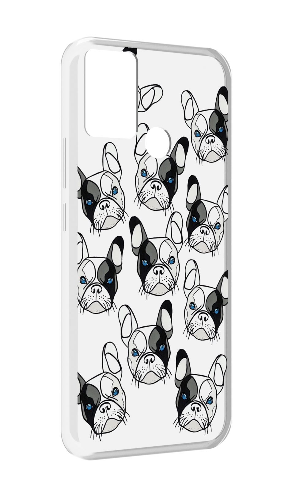 

Чехол MyPads мини-собачки-черно-белый для Infinix Hot 11 Play, Прозрачный, Tocco