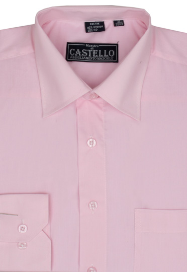 Рубашка мужская Maestro Prim Rose розовая 40/178-186
