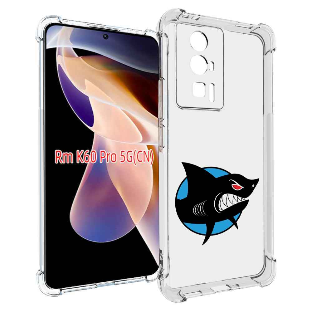 

Чехол MyPads Злая-акула для Xiaomi Redmi K60 Pro, Прозрачный, Tocco