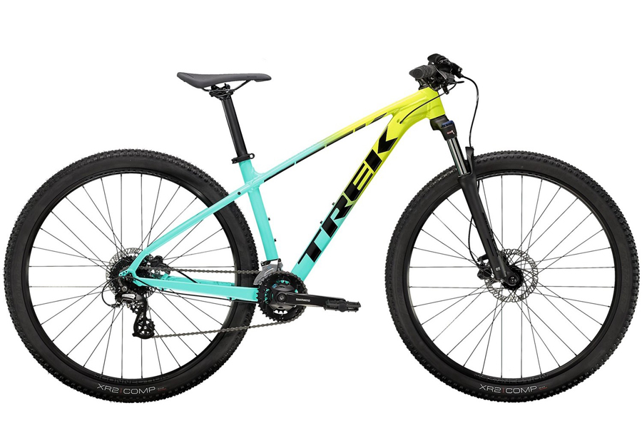 Велосипед Trek Marlin 5 2022 13.5" желтый/зеленый