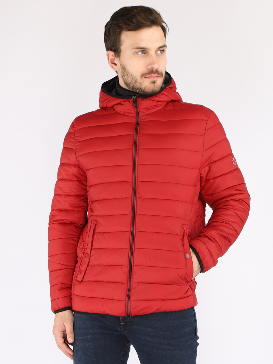 

Куртка мужская LRS SQ67559 бордовая S, SQ67559