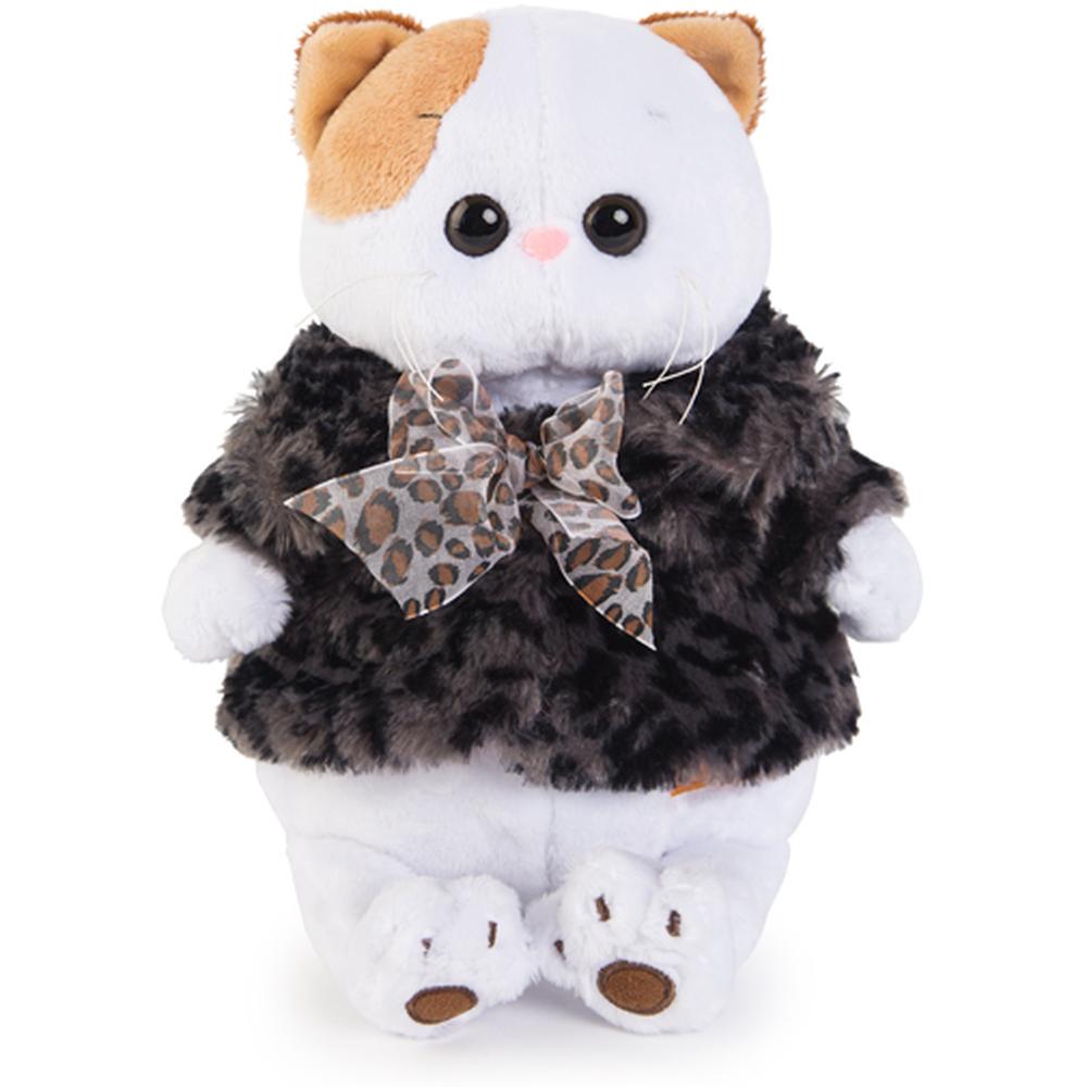фото Мягкая игрушка budi basa basik & co кошечка ли-ли в шубке с бантиком 27 см lk27-009