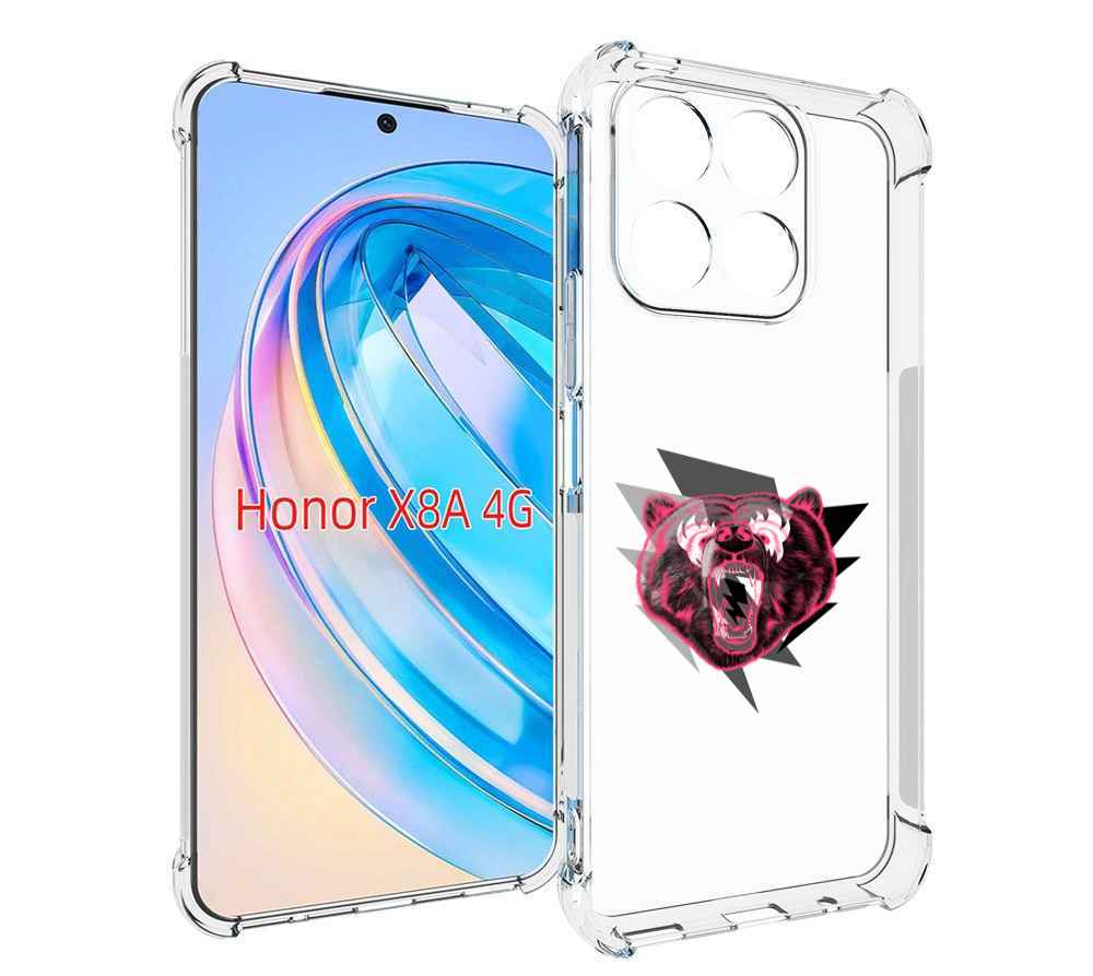 

Чехол MyPads грозовой медведь для Honor X8a, Tocco