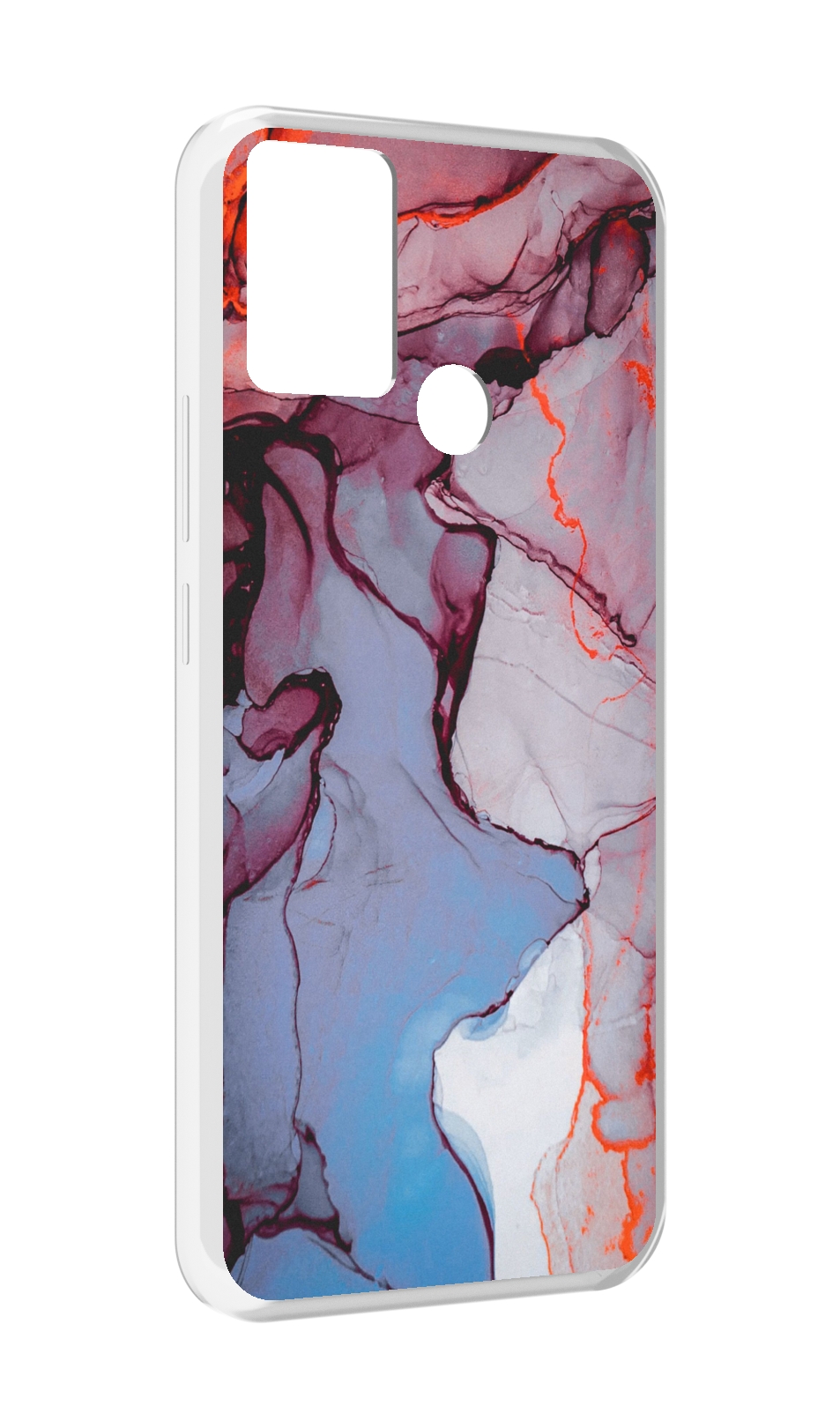 

Чехол MyPads мраморный рисунок для Infinix Hot 11 Play, Прозрачный, Tocco