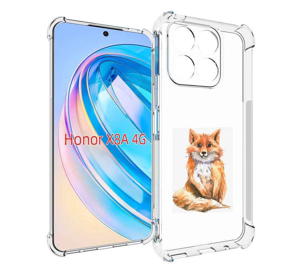 

Чехол MyPads детская лиса для Honor X8a, Tocco