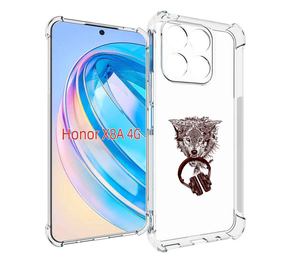 

Чехол MyPads дикий волк для Honor X8a, Tocco