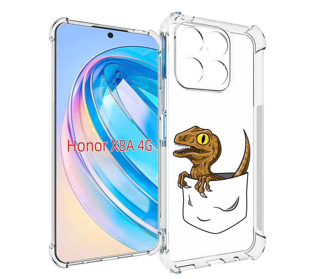 

Чехол MyPads динозавр в кармане для Honor X8a, Tocco