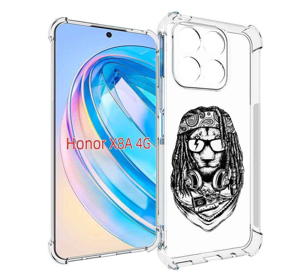 

Чехол MyPads дреды льва для Honor X8a, Tocco