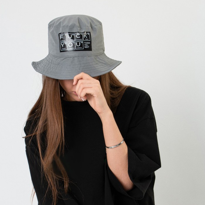 фото Панама you, цвет чёрный, 56-58 рр. overhat