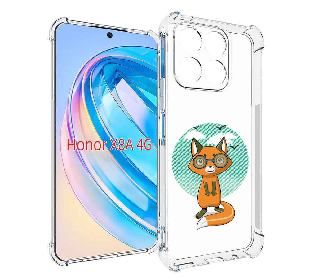 

Чехол MyPads задумчивая лиса для Honor X8a, Tocco