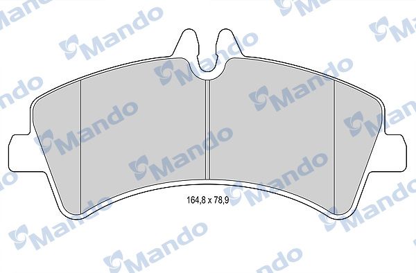 

MANDO MBF015040 Колодки торм. () 1шт