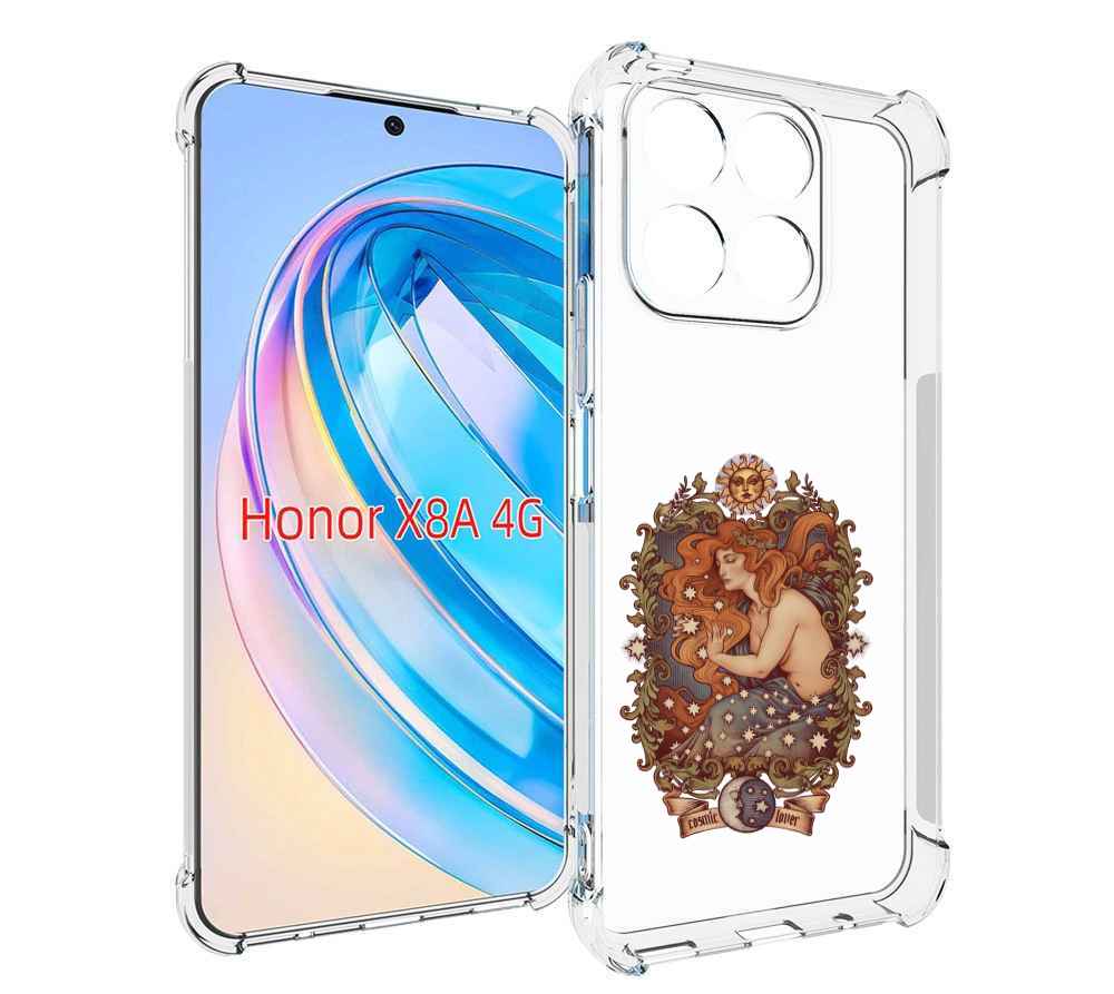 

Чехол MyPads звездная девушка абстракция для Honor X8a, Tocco