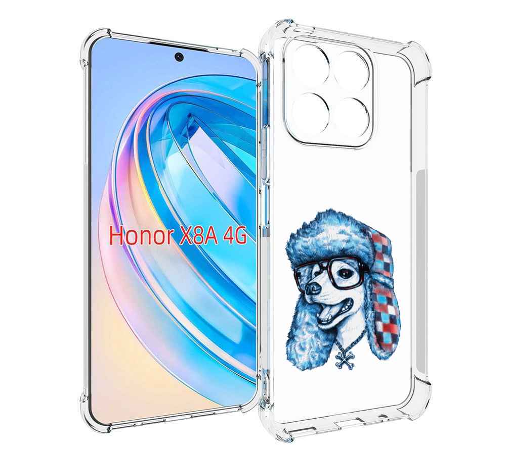 

Чехол MyPads зимний пес для Honor X8a, Tocco