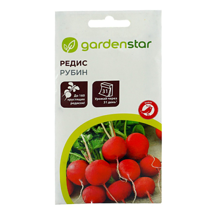 Семена редис Garden Star Рубин 1 уп.