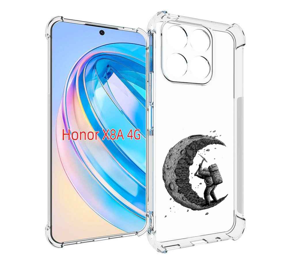 

Чехол MyPads камненная луна для Honor X8a, Tocco
