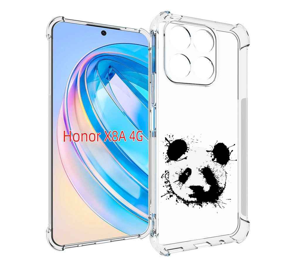 

Чехол MyPads клякса-панда для Honor X8a, Tocco