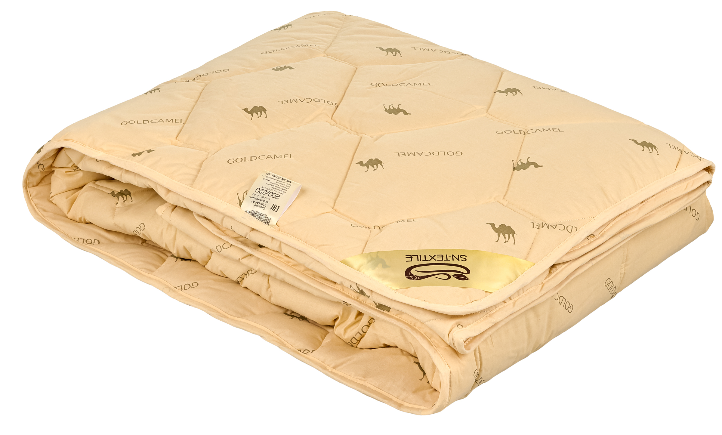 Одеяло Sn-Textile из верблюжьей шерсти 1 5 спальное Сахара 140х205 всесезонное