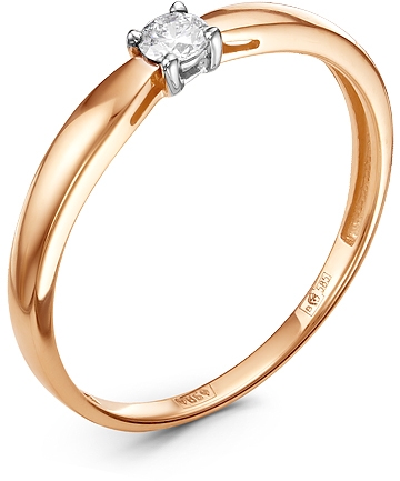 

Кольцо женское Diamond Union 5-1069-103 р.17, 5-1069-103