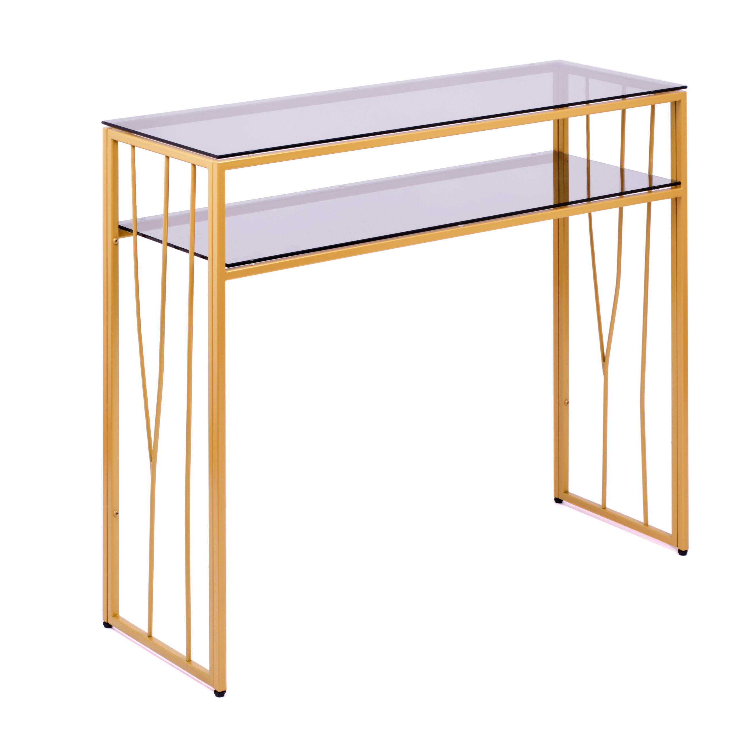 Консольный стол 1121-CG grey золотой AllConsoles 100x35x80