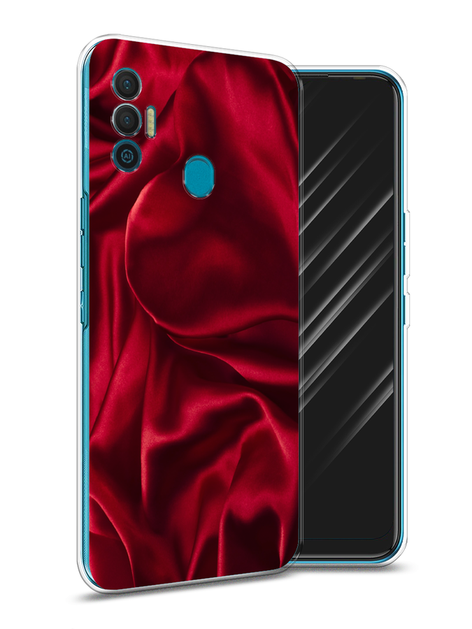 

Чехол Awog на Google Pixel 7 Pro "Текстура красный шелк"
