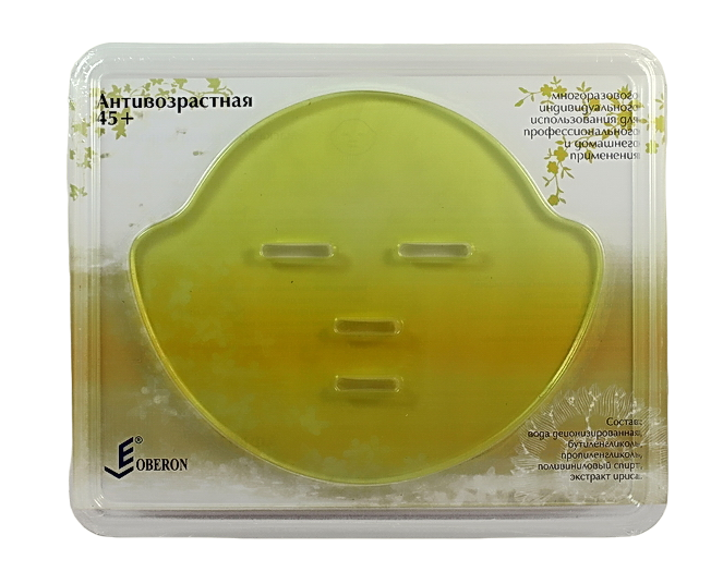 Маска-аппликатор гидрогелевая антивозрастная 45+ с экстрактом ириса 1 шт
