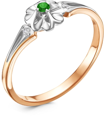 

Кольцо женское Diamond Union 5-2523-103 р.20, 5-2523-103