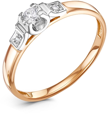 

Кольцо женское Diamond Union 5-2723-103 р.17.5, 5-2723-103