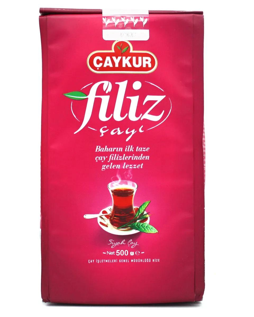 Среднелистовой ферментированный черный чай Caykur Filiz Cayi, 500г