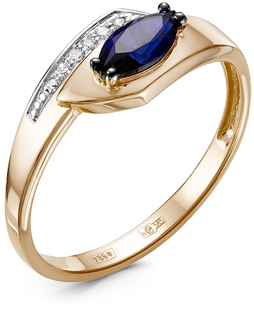 

Кольцо женское Diamond Union 5-2833-103 р.17, 5-2833-103-1К-Сапгт
