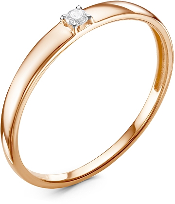 

Кольцо женское Diamond Union 5-2997-103 р.17, 5-2997-103