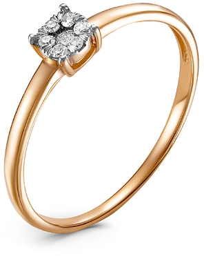 

Кольцо женское Diamond Union 5-3073-103 р.17.5, 5-3073-103ИНВ-1К