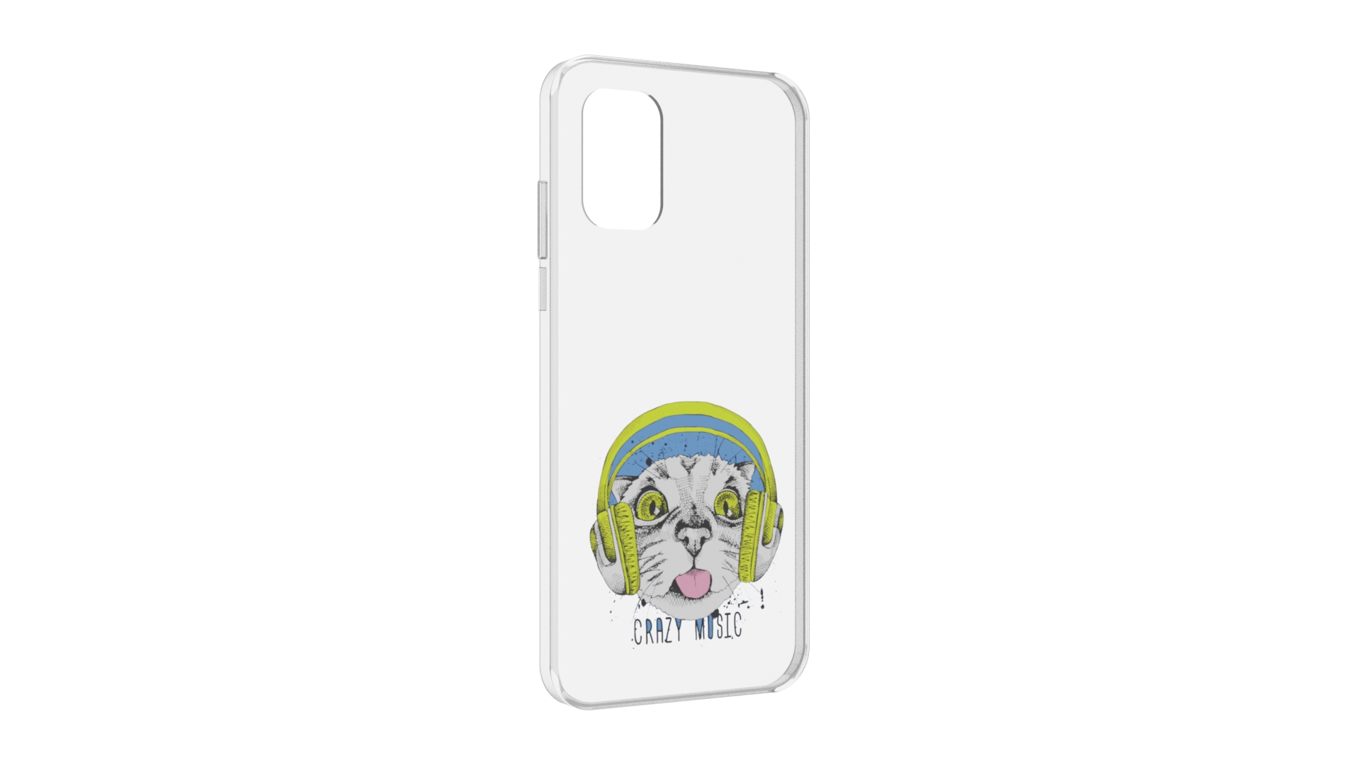 

Чехол MyPads кошка в наушниках рисунок для Nokia G21, Прозрачный, Tocco