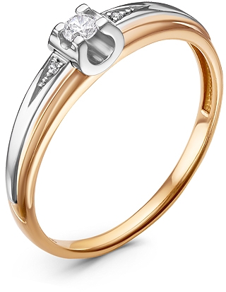 

Кольцо женское Diamond Union 5-3090-103 р.17.5, 5-3090-103