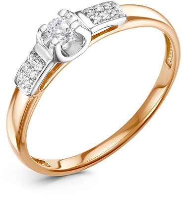 

Кольцо женское Diamond Union 5-3096-103 р.16.5, 5-3096-103